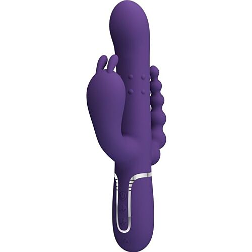 Vibrador Rabbit Pretty Love Cammy com tripla estimulação