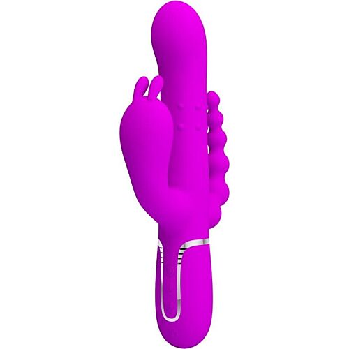 Vibrador Rabbit Pretty Love Cammy 4 em 1 com Estimulação Tripla