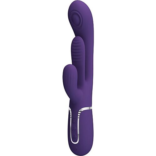 Vibrador Rabbit Pretty Love Shania com língua adicional