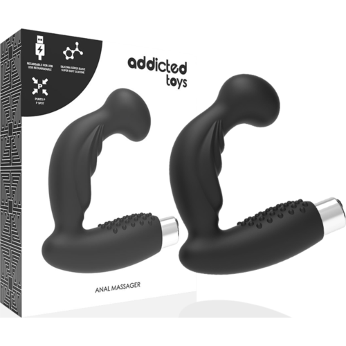 Vibrador Proctático Addicted Toys Modelo 3 - Estimulação intensa.