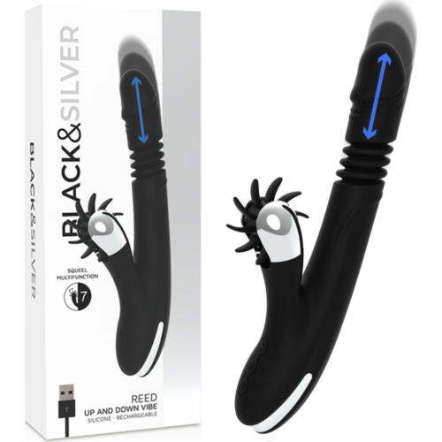 Vibrador Ponto G Black&Silver Reed Up & Down
