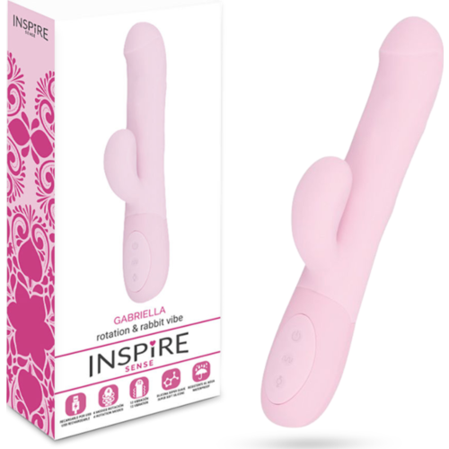 Vibrador Rabbit Inspire Gabriella com 12 modos de vibração