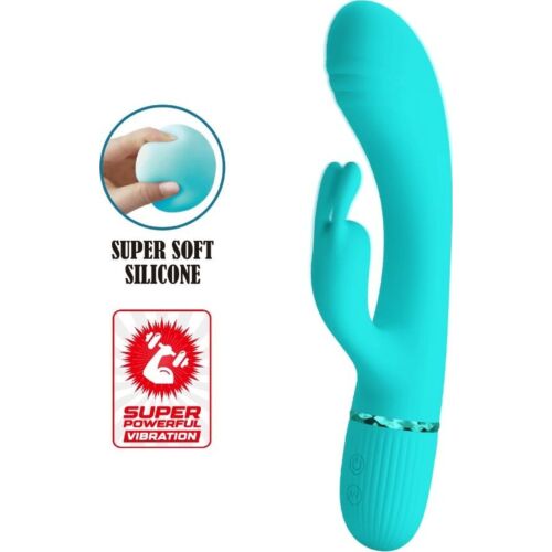 Vibrador Rabbit PRETTY LOVE SCOCCO com cabeça curva