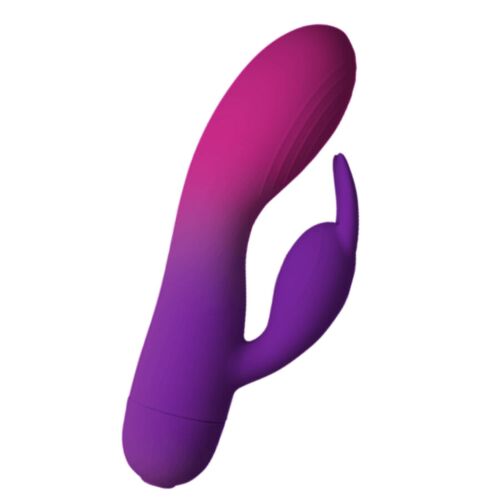 Vibrador Rabbit ROCKS-OFF Glo-Girl com duplo motor