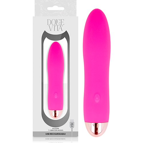 Vibrador Dolce Vita Quatro Rosa - 7 Modos de Vibração