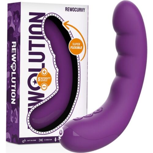 Vibrador REWOLUTION REWOCURVY com tecnologia Flex