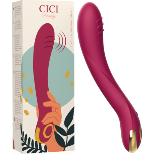 Vibrador Clássico CICI BEAUTY Premium com Silicone Flexível