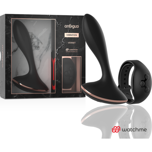 Plug Anal ANBIGUO WATCHME com controlo remoto e 7 modos