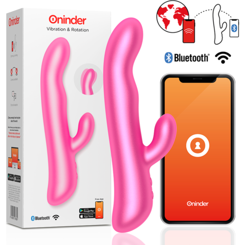 Vibrador Rabbit ONINDER Oslo com rotação e vibração
