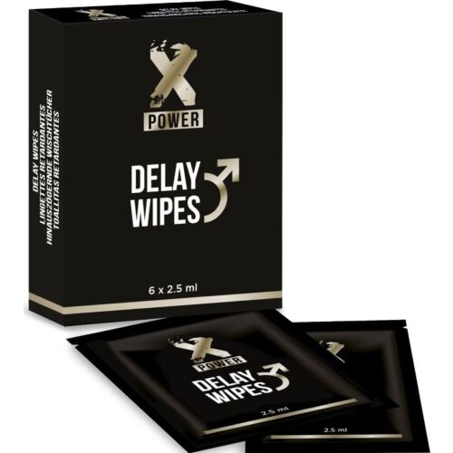 Retardantes XPOWER Delay Wipes - Atraso na ejaculação