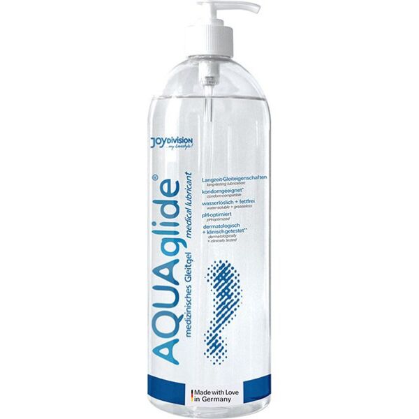 Lubrificante Joydivision Aquaglide 1000 ml com propriedades de deslizamento