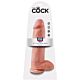 Dildo King Cock 12 com testículos para arneses