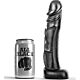 Dildo ALL BLACK 22 cm — formato realista e firme