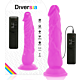 Dildo Realístico Flexível Diversia 21 cm com Vibração