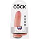 Dildo King Cock 7 com testículos e toque realista