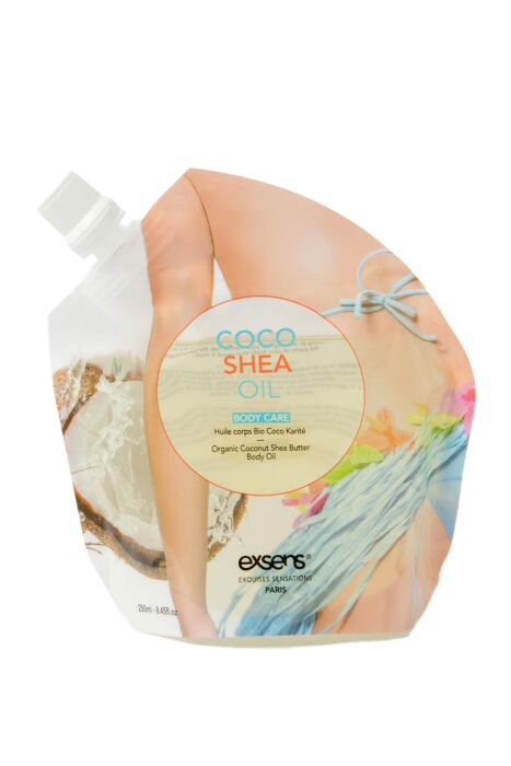 Óleo Exsens Coco Shea 250 ml para corpo e cabelo Óleo Exsens Coco Shea 250 ml para corpo e cabelo