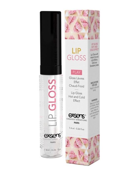 Brilho Labial Exsens Hot Kiss Morango 7ml Efeito Frio-Calor Brilho Labial Exsens Hot Kiss Morango 7ml Efeito Frio-Calor