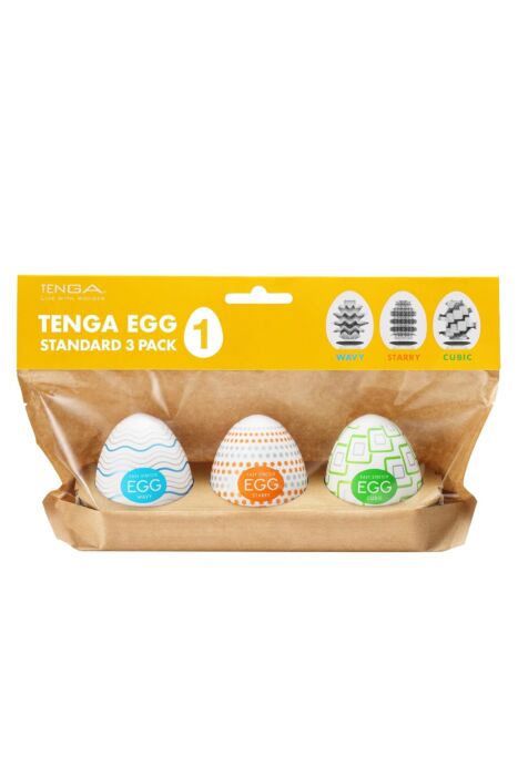 Ovo Masturbador Tenga Egg Standard 3 Pack I – Sensações Variadas Ovo Masturbador Tenga Egg Standard 3 Pack I – Sensações Variadas
