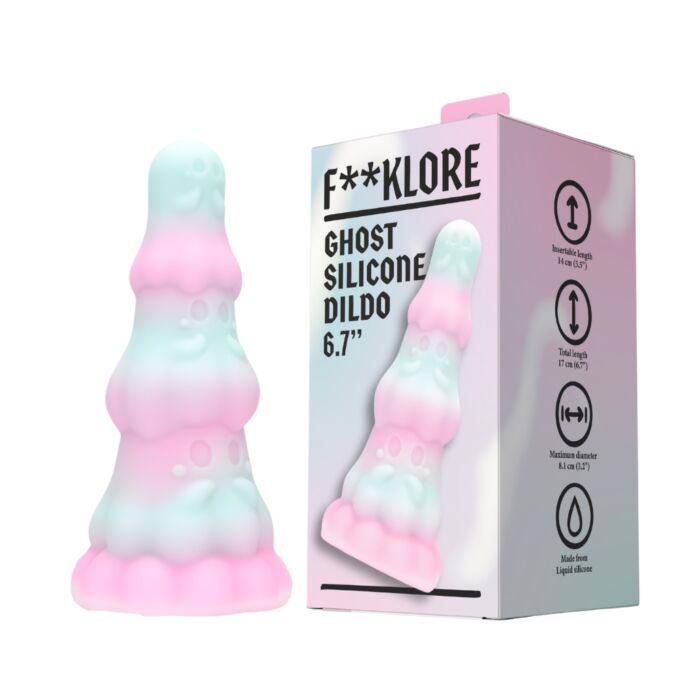 Dildo F**kLore Ghost Silicone 17 cm com ventosa Dildo F**kLore Ghost Silicone 17 cm com ventosa