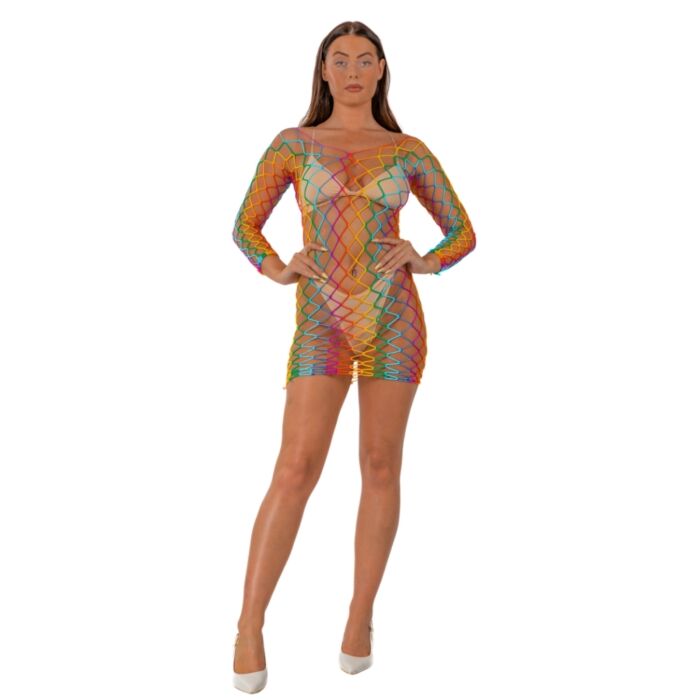 Lingerie Sexy Lace by LJ Mini Vestido de Mangas Longas Lingerie Sexy Lace by LJ Mini Vestido de Mangas Longas
