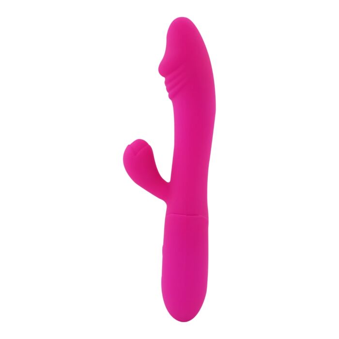 Vibrador Rabbit Mina Lover com 10 modos de vibração e silicone Vibrador Rabbit Mina Lover com 10 modos de vibração e silicone