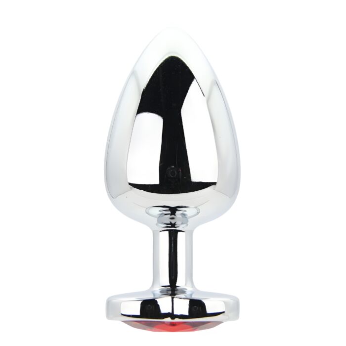 Butt Plug Toosh Heart Shaped Large com base em jóia Rojo Butt Plug Toosh Heart Shaped Large com base em jóia Rojo