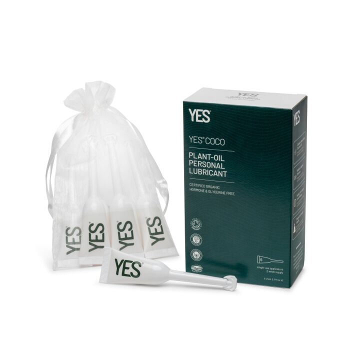 Lubrificante YES Coco Óleo 6x5ml para Secura Vaginal Lubrificante YES Coco Óleo 6x5ml para Secura Vaginal
