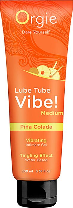 Gel Íntimo Orgie Lube Tube Vibe Piña Colada 100ml Gel Íntimo Orgie Lube Tube Vibe Piña Colada 100ml