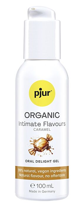 Gel íntimo pjur ORGANIC Intimate Flavours Caramel