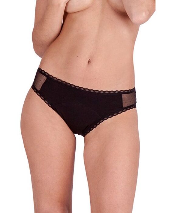Cueca menstrual Femme République Daily com renda e transparências