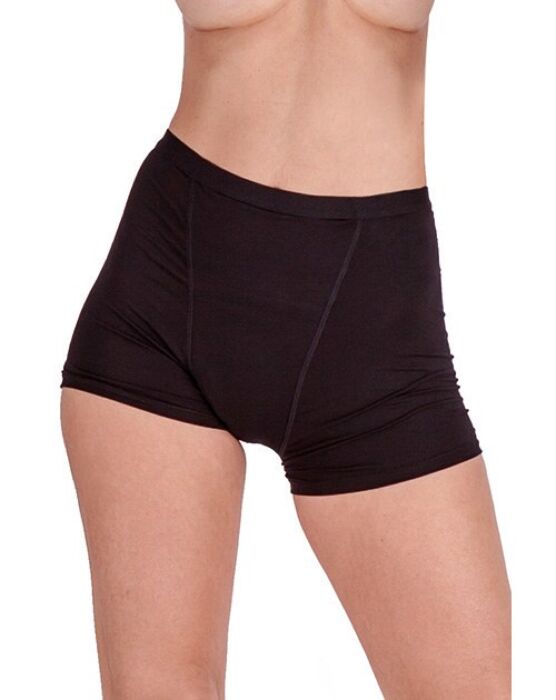 Cueca menstrual tipo short de cintura alta Femme République Sport