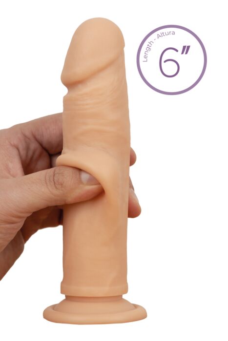 Dildo S Pleasures Realistic Dante 6" com ventosa