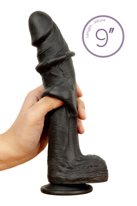 Dildo S Pleasures Realistic David 9" - Anatomia Detalhada Dildo S Pleasures Realistic David 9" - Anatomia Detalhada