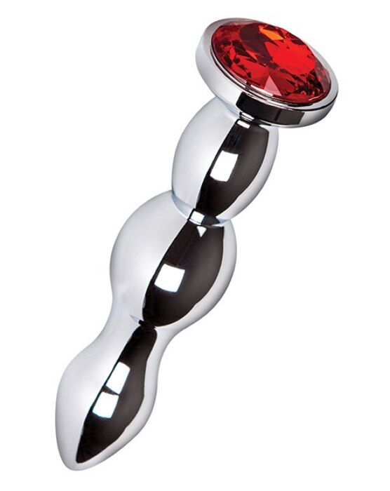 Plug Anal Metal BOA S Pleasures com Detalhe Glamouroso