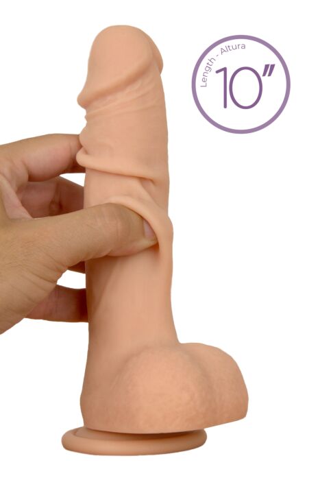 Dildo S Pleasures Realistic Ricardo 10" com ventosa Dildo S Pleasures Realistic Ricardo 10" com ventosa