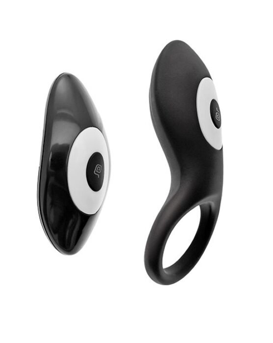 Vibrio Ring Black: Estilo e Prazer em Preto e Branco Vibrio Ring Black: Estilo e Prazer em Preto e Branco