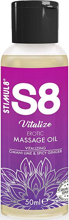 Óleo de Massagem Erótico STIMUL8 S8 Vitalize