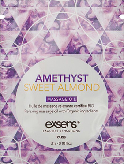 Óleo de Massagem Exsens Amethyst Sweet Almond 3 ml Óleo de Massagem Exsens Amethyst Sweet Almond 3 ml
