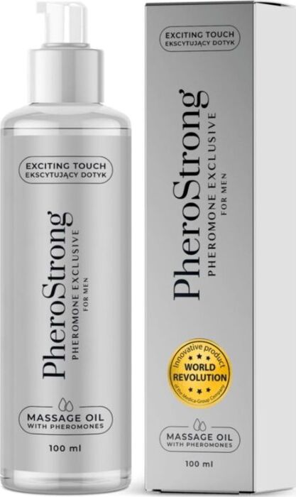 Óleo de Massagem PheroStrong 100ml | Feromonas Exclusivas