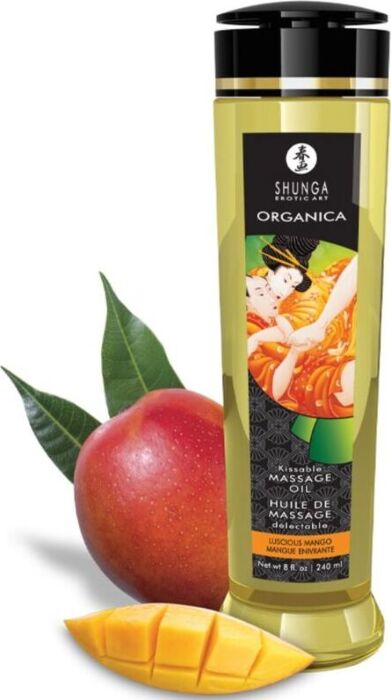 Óleo de Massagem Shunga Mango 240ml - Orgânico Óleo de Massagem Shunga Mango 240ml - Orgânico