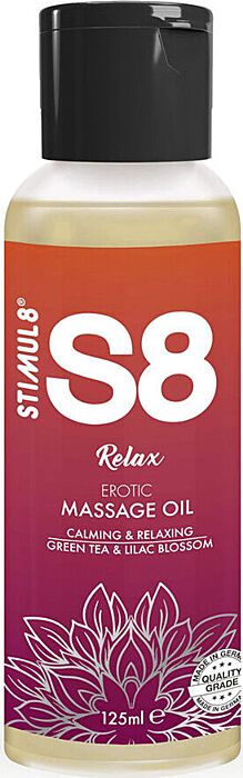 Óleo de Massagem STIMUL8 S8 Relax 125 ml Óleo de Massagem STIMUL8 S8 Relax 125 ml