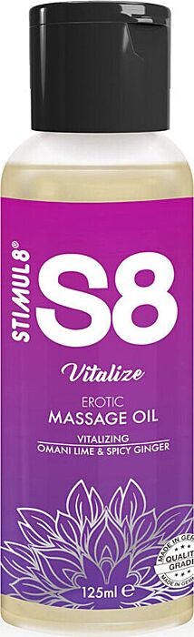 Óleo de Massagem STIMUL8 S8 Vitalize 125 ml Óleo de Massagem STIMUL8 S8 Vitalize 125 ml