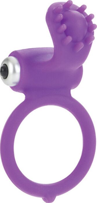 Anel vibratório Calexotics Infatuation com língua texturada Anel vibratório Calexotics Infatuation com língua texturada