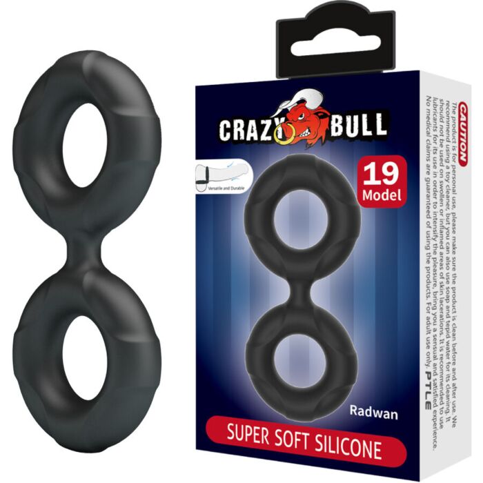 Anel Duplo Crazy Bull Radwan Silicone - Conforto