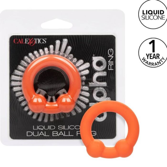 Anel de Silicone Dual Ball Ring Alpha - Melhore o Prazer e a Resistência com Este Anel Erótico