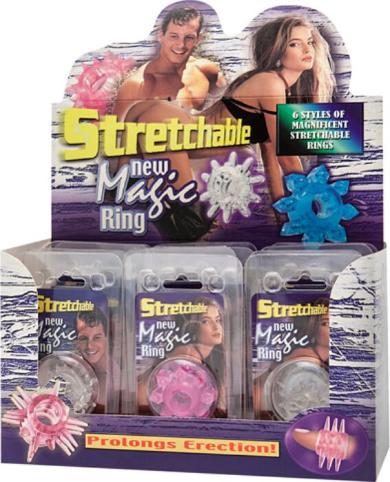 Anel peniano Magic Strech Ring ajustável e estimulante