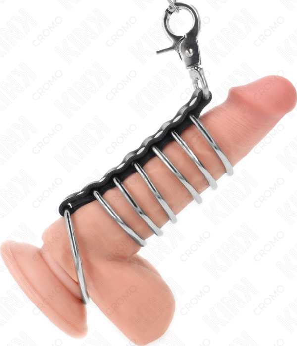 Anéis Penianos KINK 7 Metal com Corrente Anéis Penianos KINK 7 Metal com Corrente