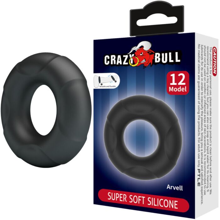 Anel Silicona Crazy Bull Modelo 12 | Prazer Masculino Anel Silicona Crazy Bull Modelo 12 | Prazer Masculino