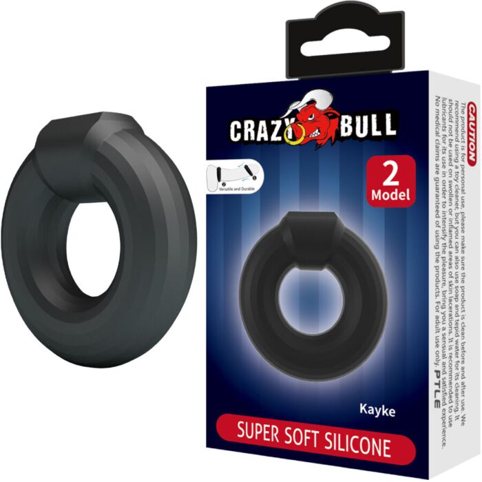 Anel Silicone Crazy Bull Kayke 2 | Prazer Duradouro