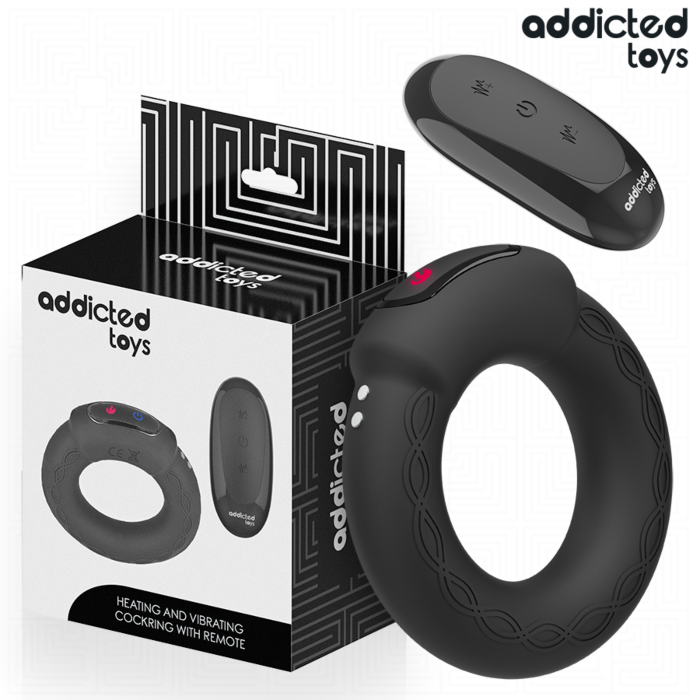 Anel vibrador ADDICTED TOYS com efeito de aquecimento Anel vibrador ADDICTED TOYS com efeito de aquecimento